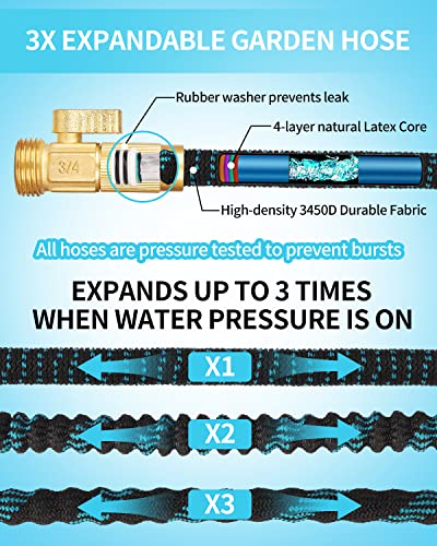 Leakproof No-Kink Flexible Water Hose for Garden