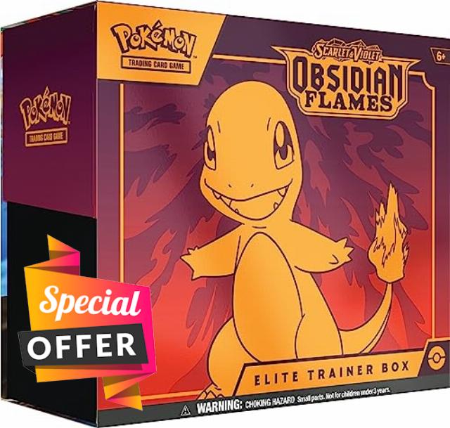 Pokémon TCG: Scarlet & Violet—Obsidian Flames Elite Trainer Box (9 Booster Packs