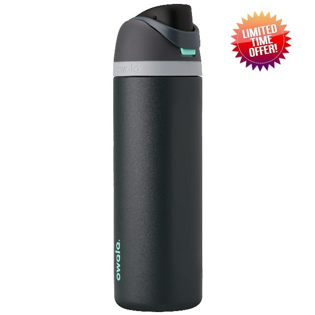 Owala FreeSip Insulated Stainless Steel Water Bottle with Straw for Sports and Travel
