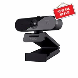 Trust Taxon 2K QHD Webcam Made with 85% Recycled Plastics
