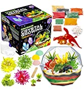 Original Stationery Grow Your Own Crystal Unicorn Terrarium Kit, Crystal Making Kit with Everythi...