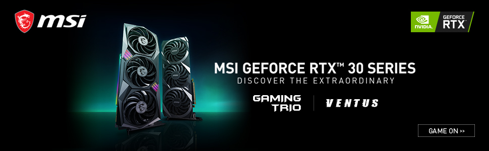 Banner RTX 3090 Gaming Trio Ventus