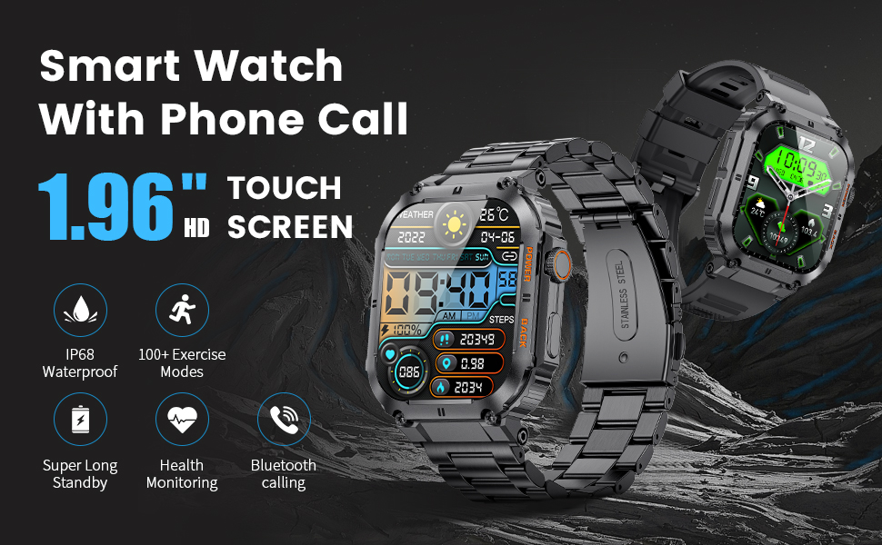 military smart watches for men