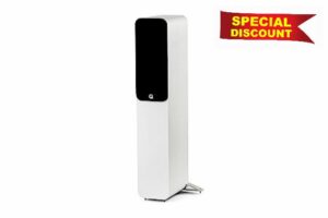 Q ACOUSTICS 5040 Single Floorstanding Speaker Satin White - 5" Mid/Bass Drivers