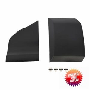 Magimaker Fuel Tank Filler Door Hatch Cover with Pillar Moulding Trim CK4Z-61405A26-B BK3Z-6129077-AA Compatible with Ford Transit 150 250 350 350HD 2015-2019 Fuel Gas Cap Exterior Pillar Cladding