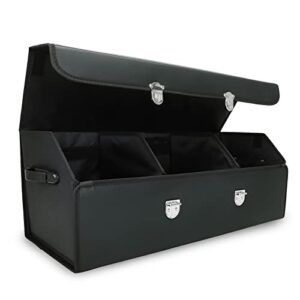 30 inches Leather Collapsible Trunk Cargo Organizer