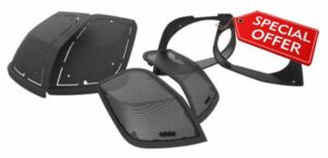 Hogtunes Retro Lid-RM 6x9 Cut in Kit