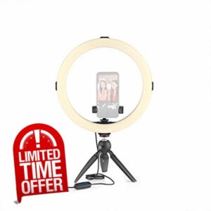 JOBY Beamo Ring Light 12" HandyPod Complete Mobile Kit