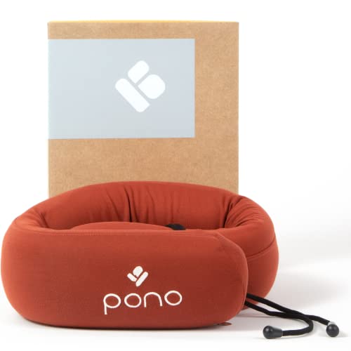 Trains & Cars- No More Neck Pain Or Head Nods- 360 Degree Adjustable Support Fits All Adults & Maintains Infinity Pillow Shape-Compact Fold & Go Design
