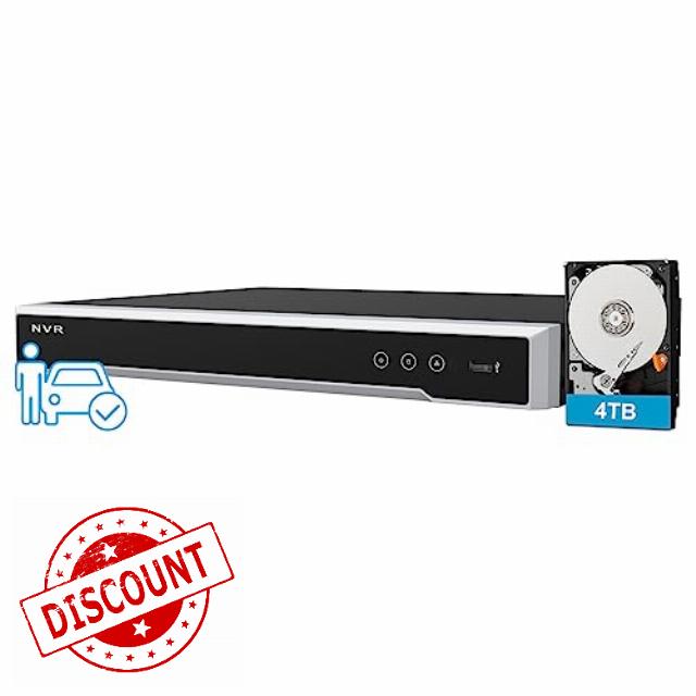 UniLook 4K 16 Channel PoE NVR with 4TB Hard Drive