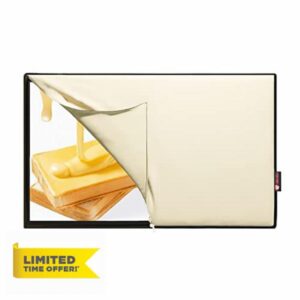 iBirdie Outdoor Waterproof and Weatherproof TV Cover with Zipper flap for 70 to 75 inch Outside Flat Screen TV - Cover Size 68''W x 42''H x 5.5''D