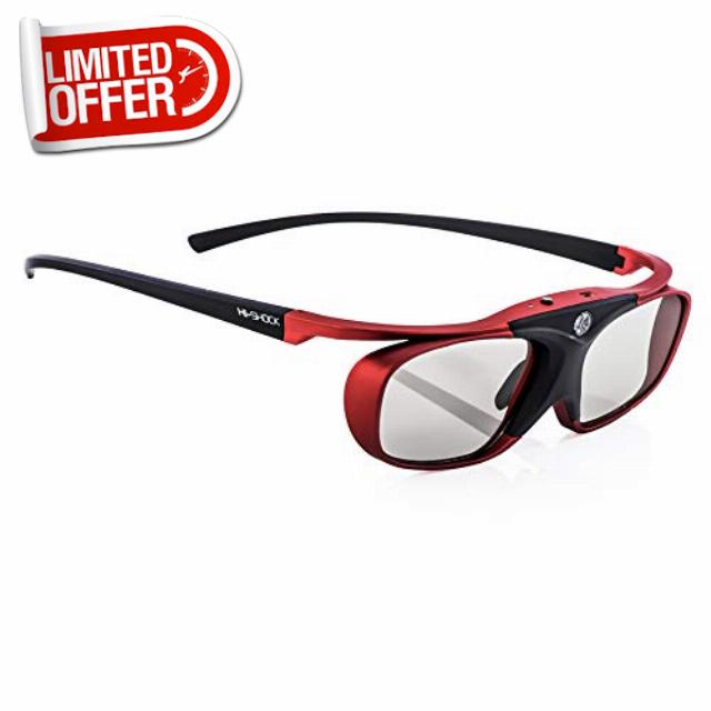 Hi-SHOCK® RF Pro "Scarlet Heaven" | 3D Glasses for RF Projectors by SONY®