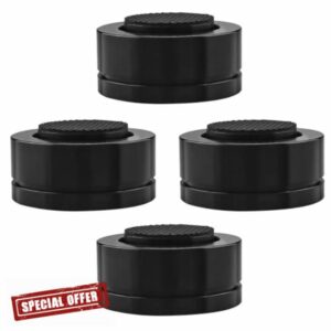 Tertullus 4PCS HiFi Spikes Speaker Bracket Foot Adjustable Isolation Stand Feet Amplifier Speaker DAC Spikes+Base Pads Accessories 39x23mm (39x23mm