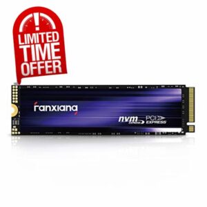 fanxiang S880 2TB PCIe 4.0 NVMe SSD M.2 2280 Internal Solid State Drive - Up to 7300MB/s
