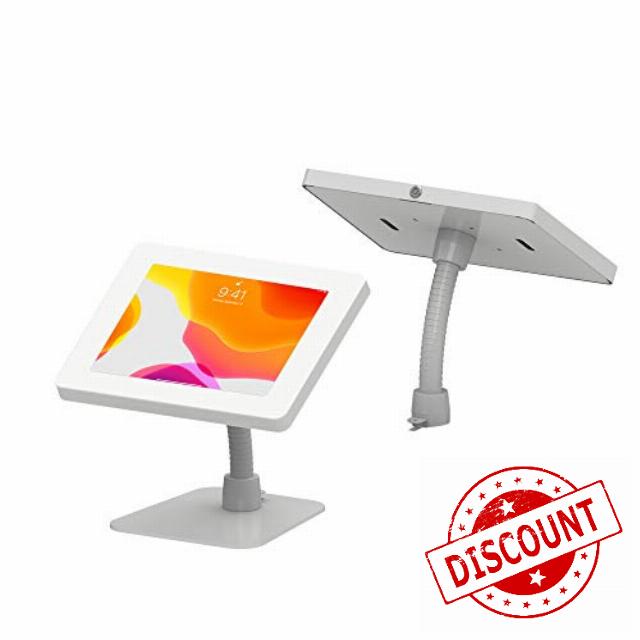 CTA Digital: Premium Security Kiosk Stand with Gooseneck Tabletop Mount for 9.7" to 11" Tablets
