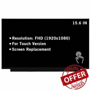 HOYRTDE 15.6" Screen Replacement for Lenovo ideapad 5-15IIL05 5-15ITL05 5-15ALC05 5-15ARE05 5D10W69930 5D10W69931 FHD 1920x1080 40Pin Touch Screen LED LCD Display Panel
