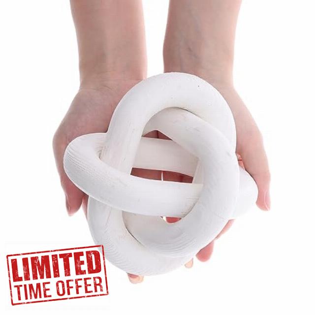 Dazzleimart 2PCS 3-Link Wood Chain Link Decor