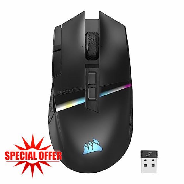 Corsair DARKSTAR RGB WIRELESS Gaming Mouse For MMO