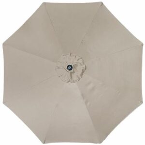 ontheway Patio Umbrella 11FT Enhanced Replacement Canopy Market Table 8 Ribs Umbrella Canopy
