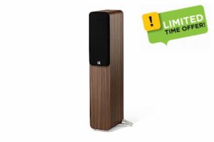 Q ACOUSTICS 5040 Single Floorstanding Speaker Santos Rosewood&nbsp; - 5" Mid/Bass Drivers