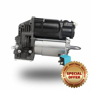 RUILIB Airmatic Air Suspension Compressor Air Pump Kit Replacement 2213201604 2213200704 for Mercedes Benz W221 S350 S400 S550 S600 S63 AMG C216 CL550 CL600 CL63 AMG CL65 AMG