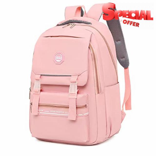 HSD Hope Surged 15.6" Laptop Backpack for Girls College book bags for Teen girl Woman Students,17inch Teenage travel daypack