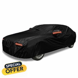 OWEEIO Upgrade Thickened Car Cover Waterproof All Weather for Automobiles