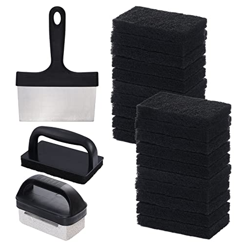 Flat Top Grill Cleaning Kit with Griddle Scraper