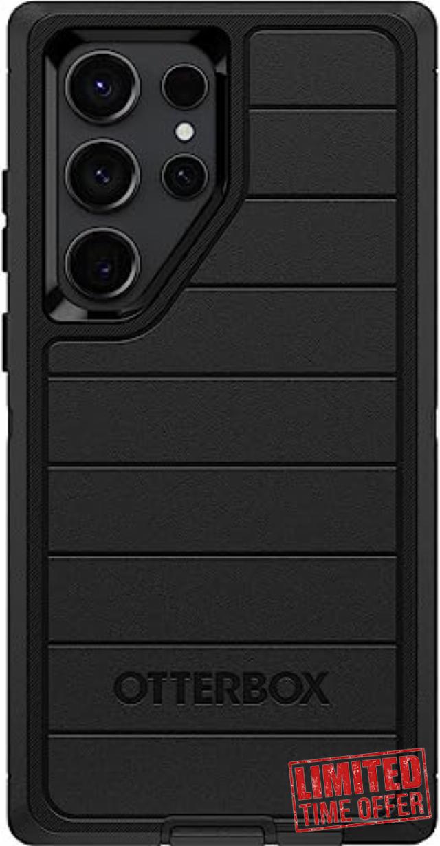 OtterBox Galaxy S23 Ultra (Only) - Defender Series Case - Black