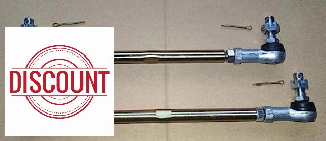 WANTONE RACING Driver & Passenger Side Tie Rod Assembly STR-037 STR-038 13042 13043 Replacement for 1991-2002 YAMAHA G9 G14 G16 G19 G20 G21 G/E Golf Carts