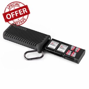 PGYTECH CreateMate High-Speed Memory Card Reader Type-C USB 3.1 SD/Micro SD Card Reader for Professional Photographers SD/TF Card Case for Cameras