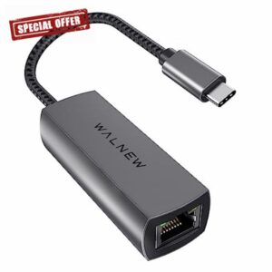 WALNEW USB C to 2.5Gbps Ethernet Adapter