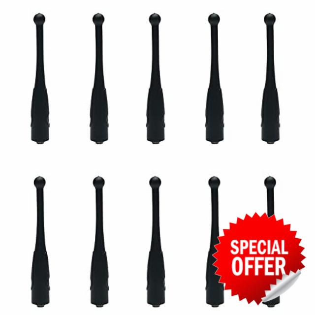 BVMAG Antenna for Motorola APX 6000 Radio Short Antenna APX4000 APX 6000XE APX 7000 Stubby Antenna 764-870 MHz Single Band 7-800 with GPS NAR6595A 10Pack