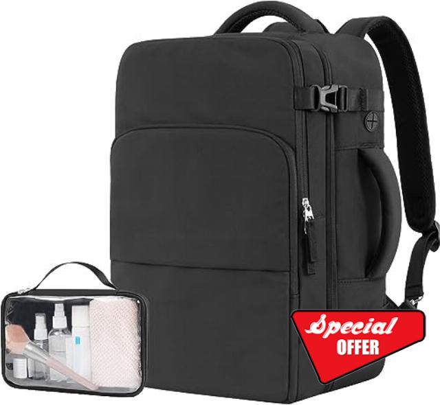 Beraliy Travel Backpack for Men Women Airline Approved Carry On Backpack