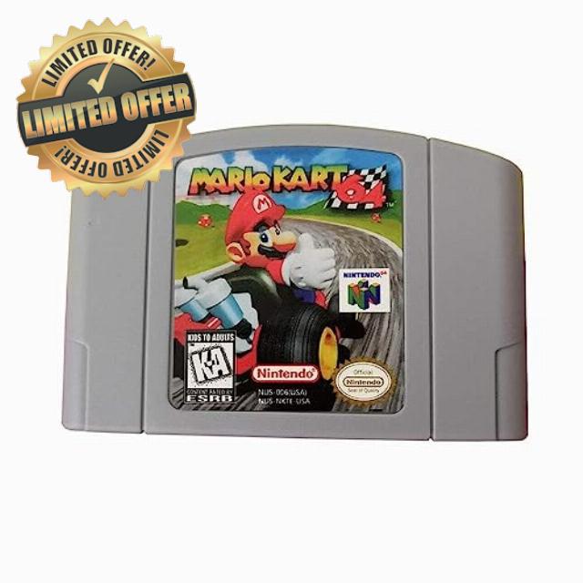 Maio Kart 64 Games Cartridge Card for N 64 - US Version