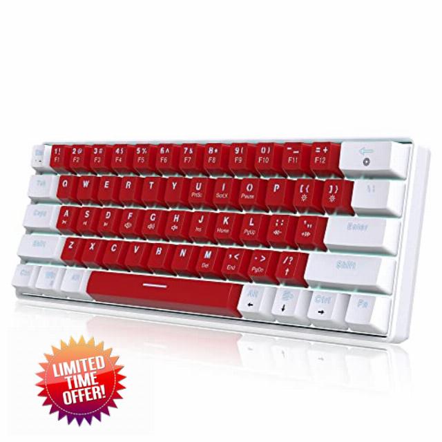Snpurdiri Wired 60% Mechanical Gaming Keyboard