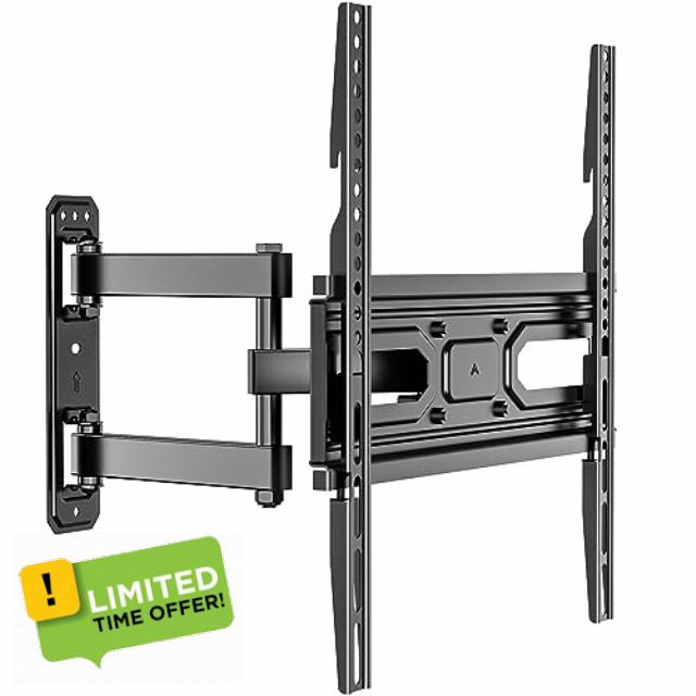 WALI TV Wall Mount for Most 32-55 inch Flat Curved TV