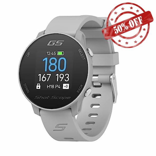 Shot Scope G5 Golf GPS Watch (Grey)