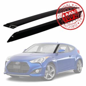 Magimaker Left & Right A Pillar Exterior Windshield Trim Molding 861702V000 861802V000 Compatible with Hyundai Veloster 2012 2013 2014 2015 2016 2017 Outer Window A-Pillar Trim Panel