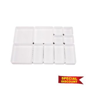 CHANCETSUI 11-Piece Stackable Drawer Organizer Set