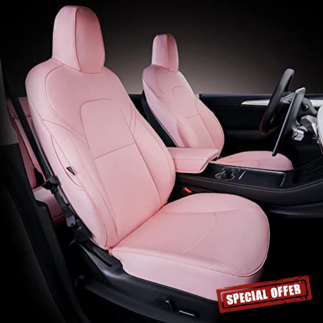 LOZUZ Tesla Model 3 Seat Covers 2023-2017 Full Set of Interior Accessories