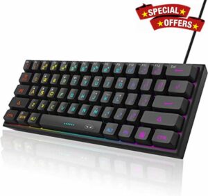 MageGee Mini 60% Gaming Keyboard