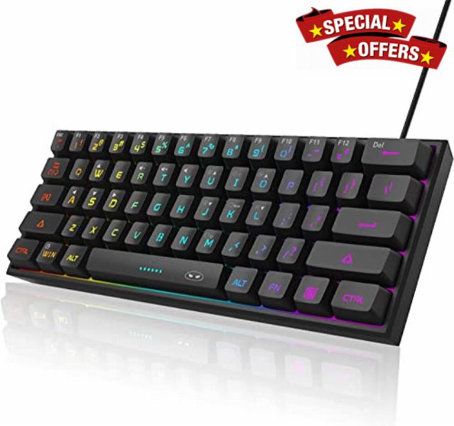 MageGee Mini 60% Gaming Keyboard