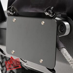 ZORASEN License Plate Mount for Aluminum Hawse Fairlead - Universal Stainless Steel