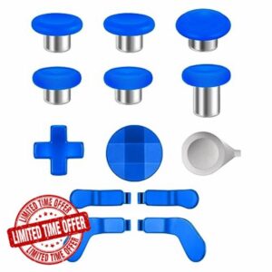 13 in 1 Magnetic Thumbsticks Analog Sticks Replacement Joystick Parts Repair Accessories Kit Component Set with 4 Paddles