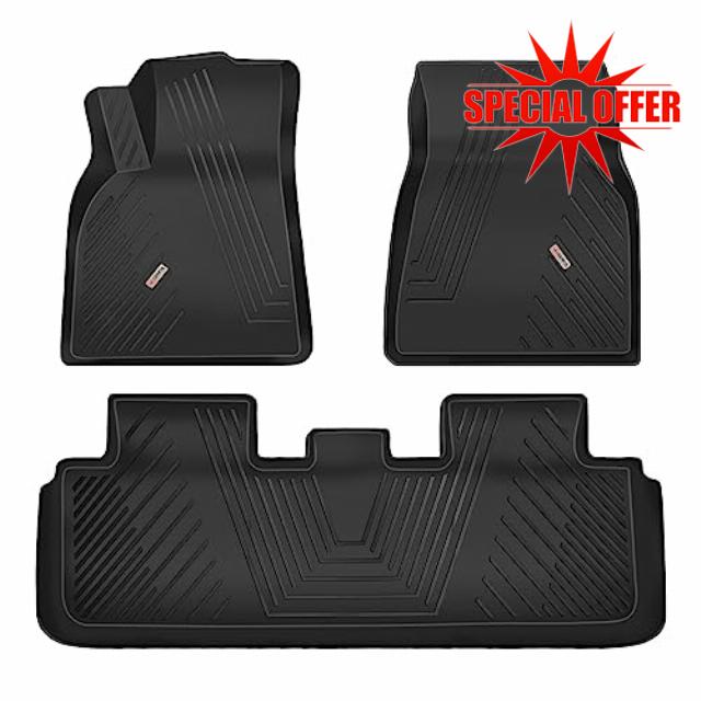 Genful Floor Mats Liners Fit for Tesla Model Y 2021-2023