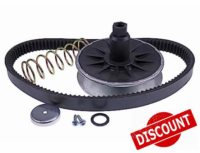 JEENDA MIA12482 GT79244 Secondary Variator Pulley Kit Belt Compatible with John Deere D105 E100 X105 X106 100 Series Lawn Tractors Transmission Driven Pulley Kit MIA12479