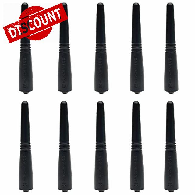 BVMAG UHF 430-470 MHZ Antenna Stubby Short Antenna Compatible for Motorola HT750 HT1250 HT1550 CP200D CP200 PR400 EX500 EX600 CP040 3Pack