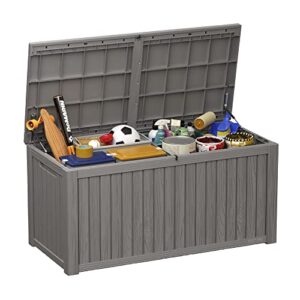 Outdoor Storage Box with Padlock for Patio Furniture