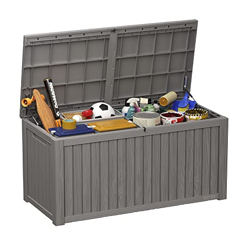 Outdoor Storage Box with Padlock for Patio Furniture